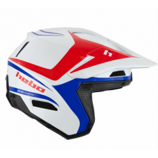 Hebo Zone Pro White/Red/Blue Helmet 